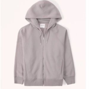 Abercrombie Essential Oversized Sunday Hooded Zip-Up